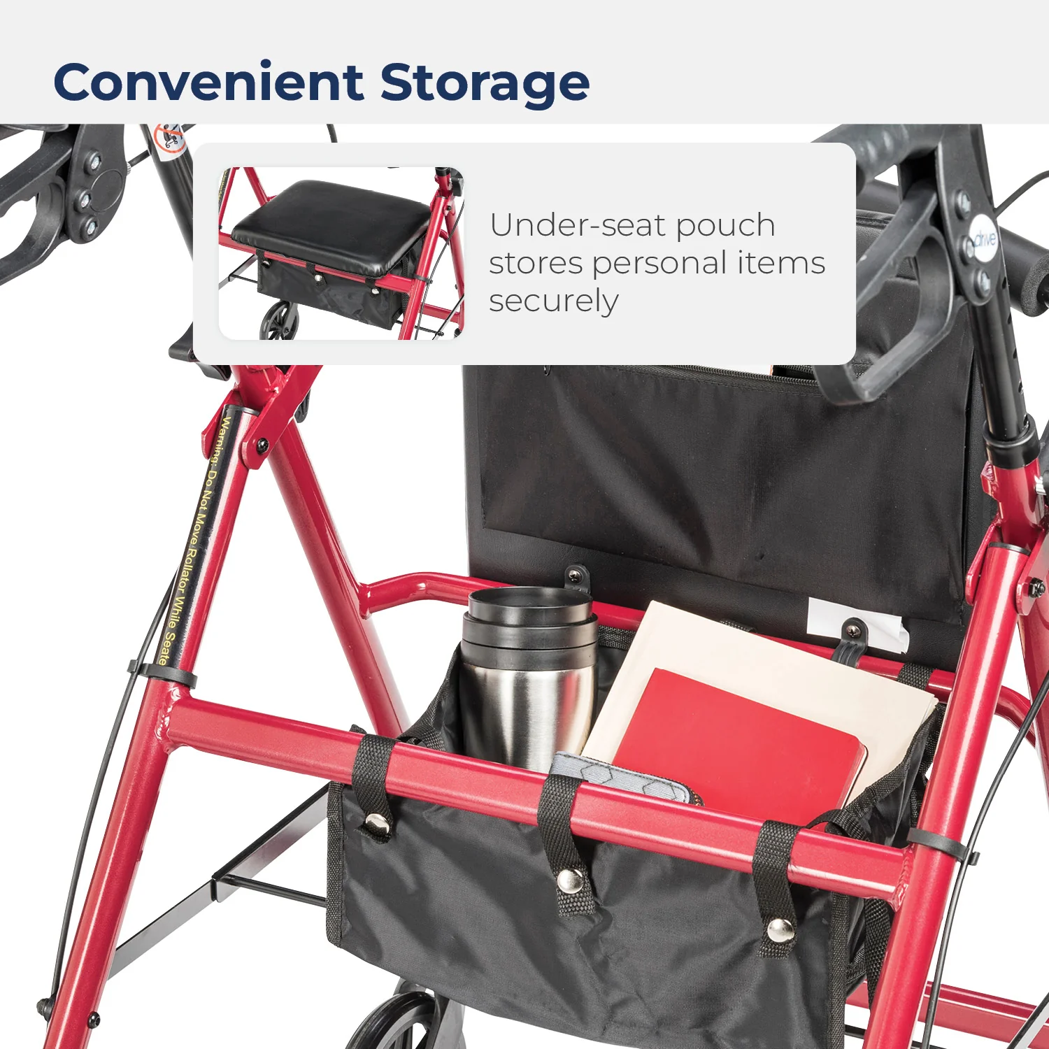 Aluminum Rollator, 6" Casters - Image 22