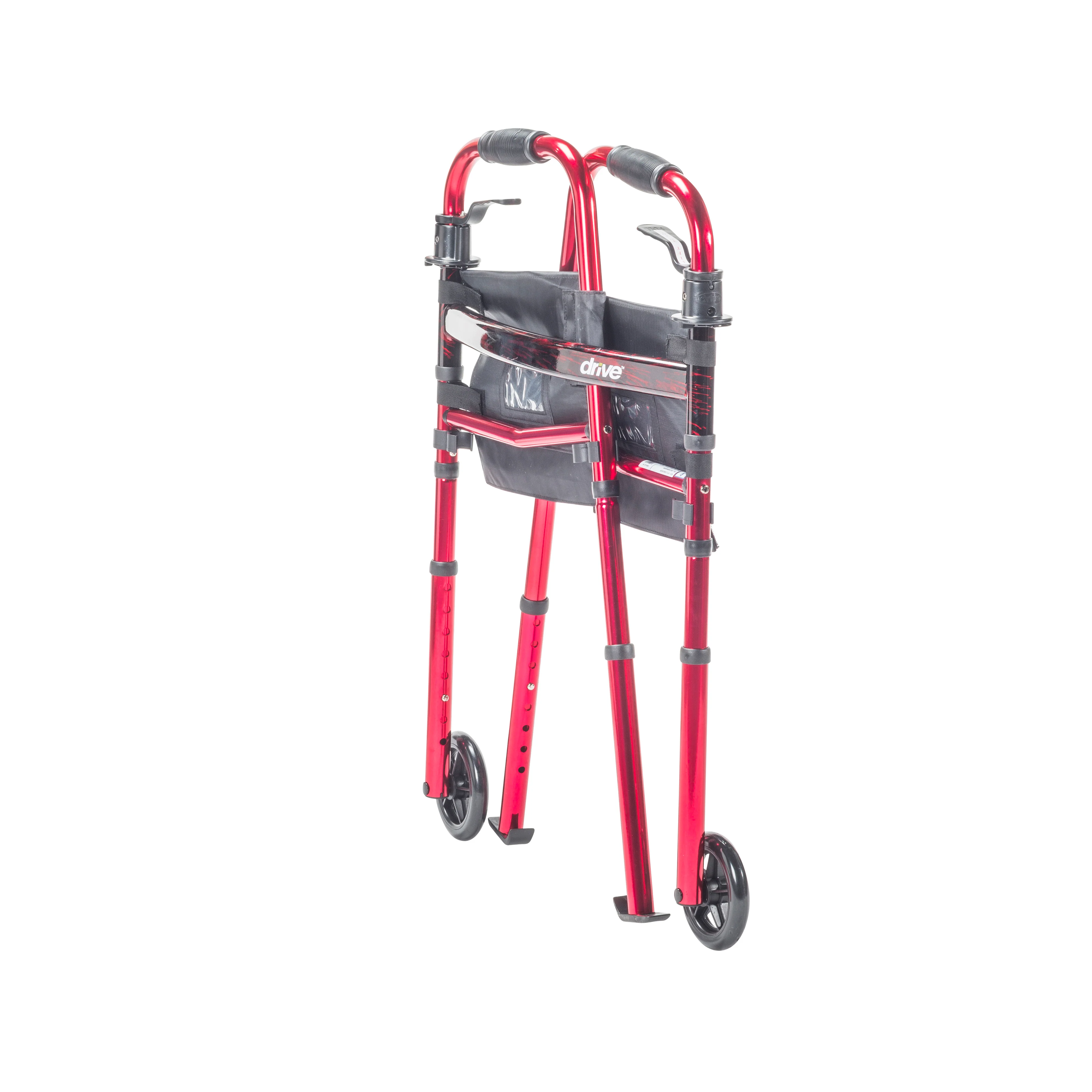 Deluxe Folding Travel Walker with 5" Wheels - Image 3