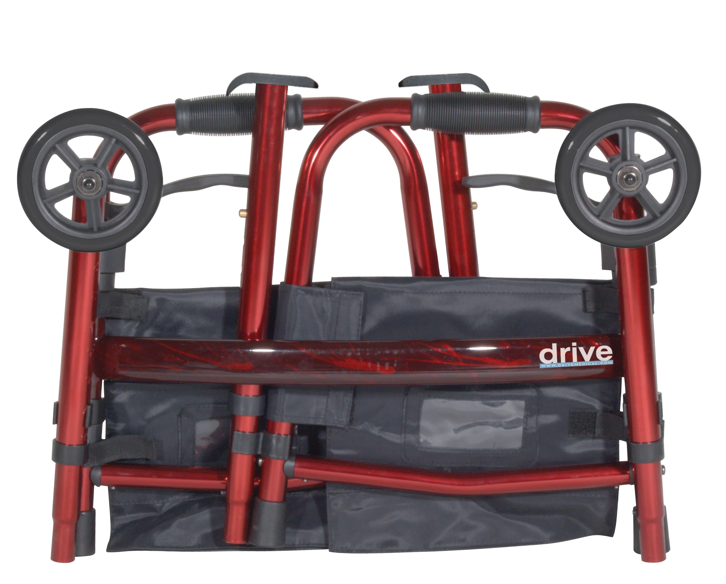 Deluxe Folding Travel Walker with 5" Wheels - Image 5