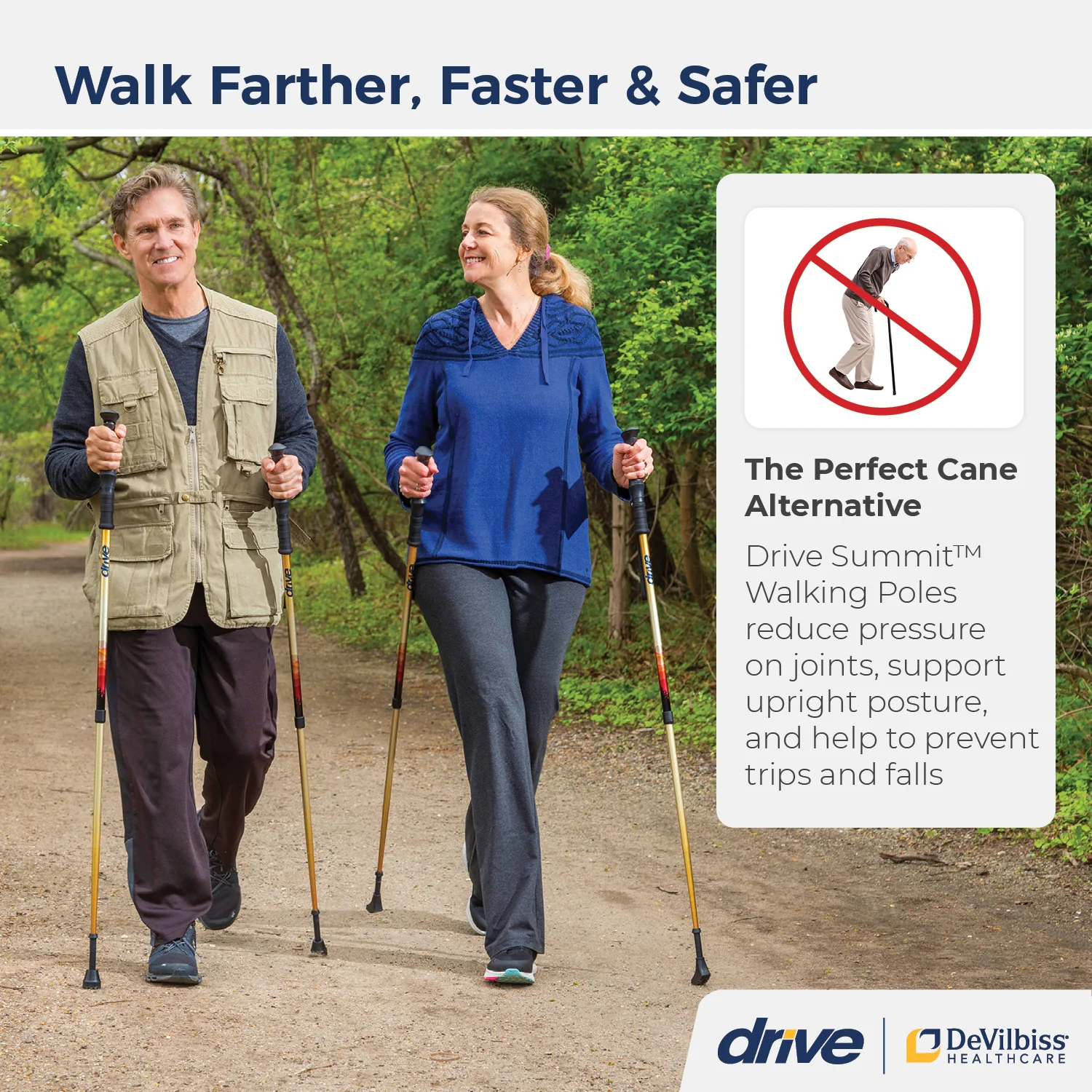 Drive Summit™ Walking Poles - Image 3