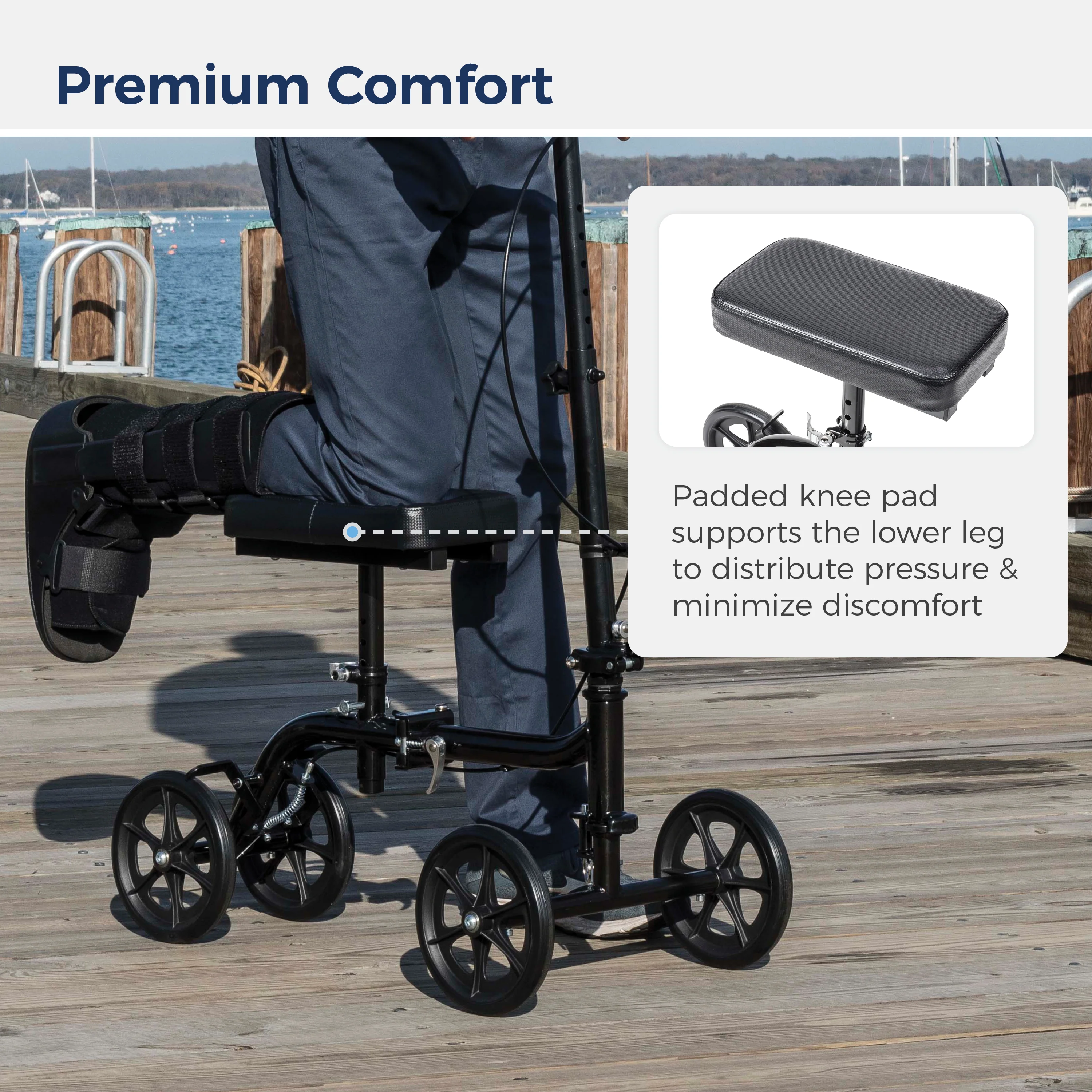 Economy Folding Knee Walker - Image 3