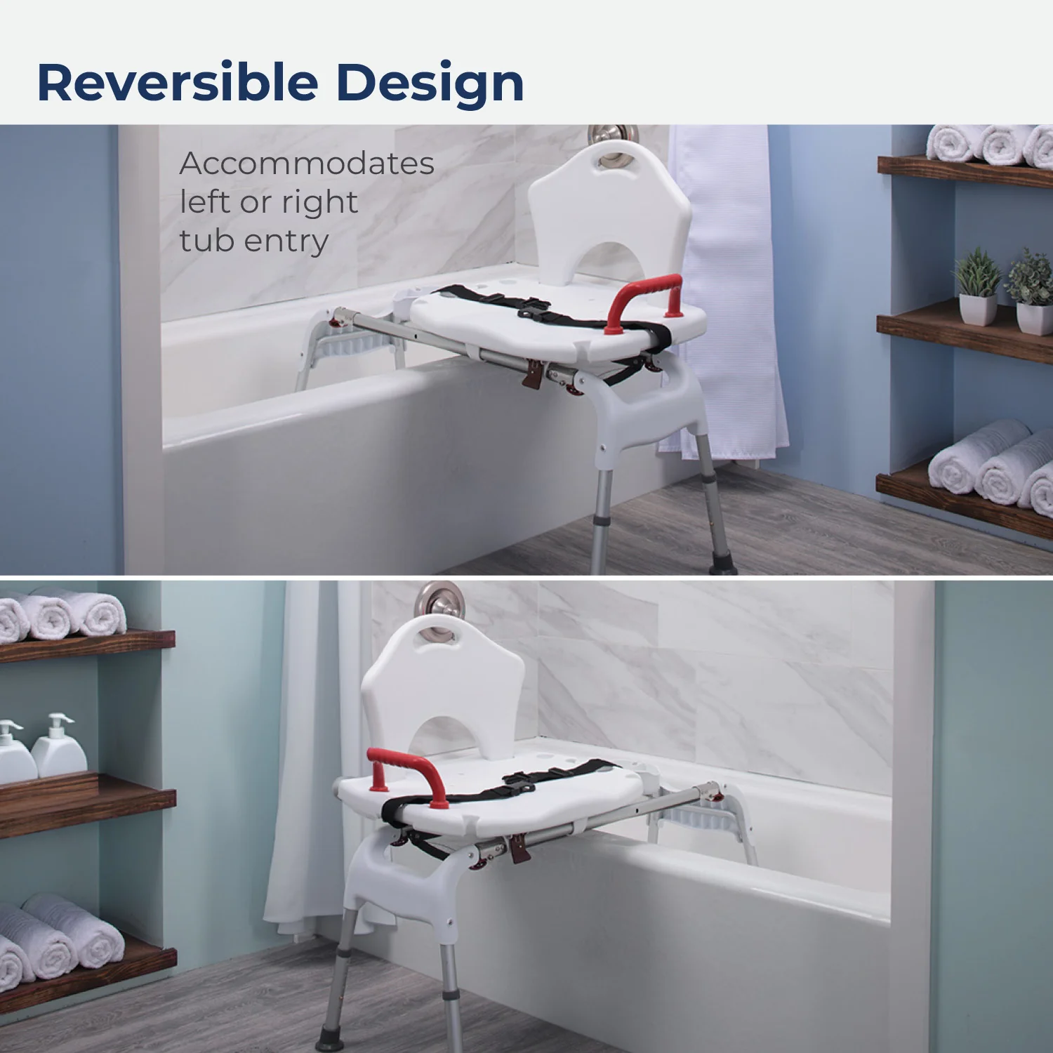 Folding Universal Sliding Transfer Bench - Image 6