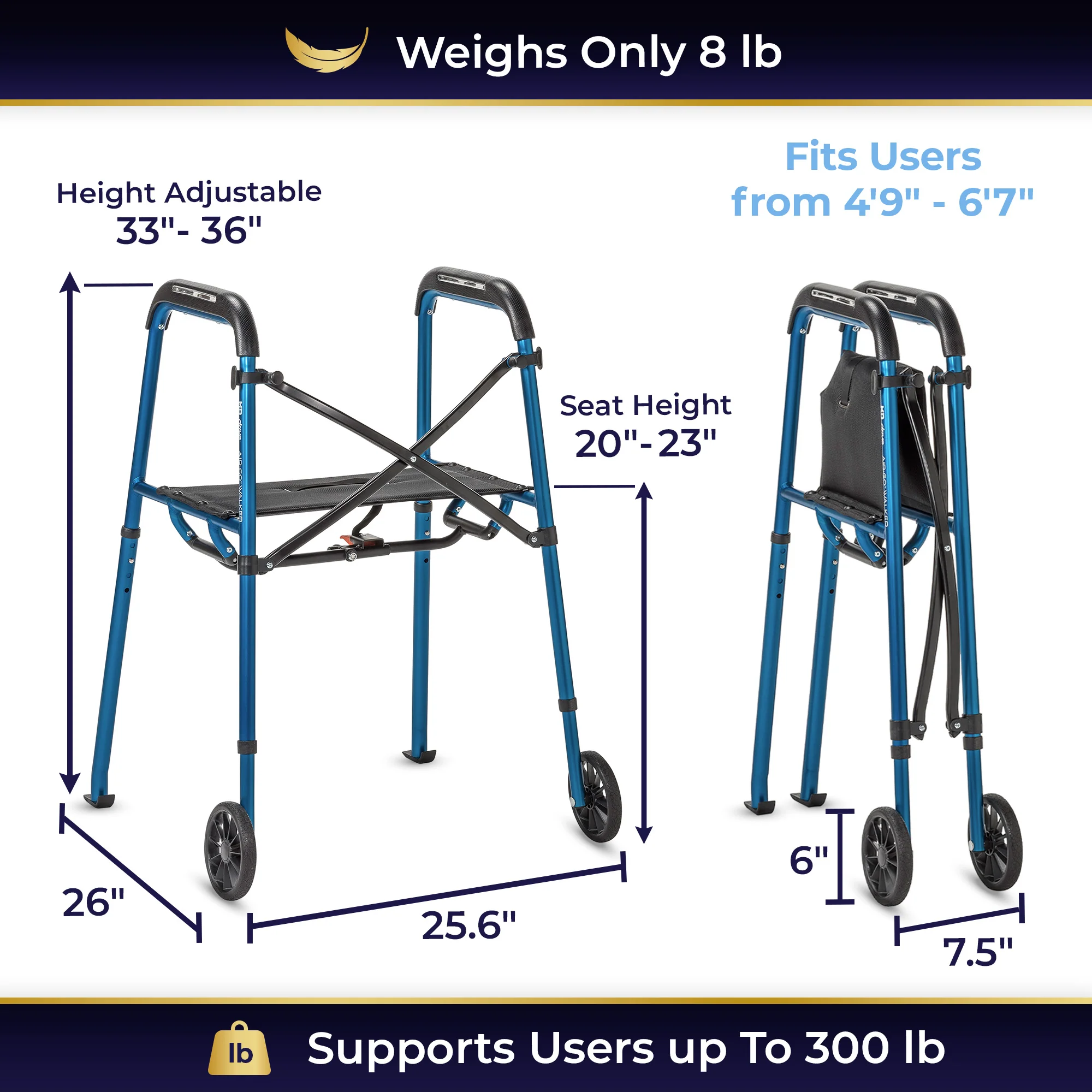 MD by Drive Air-Go Walker - Image 26