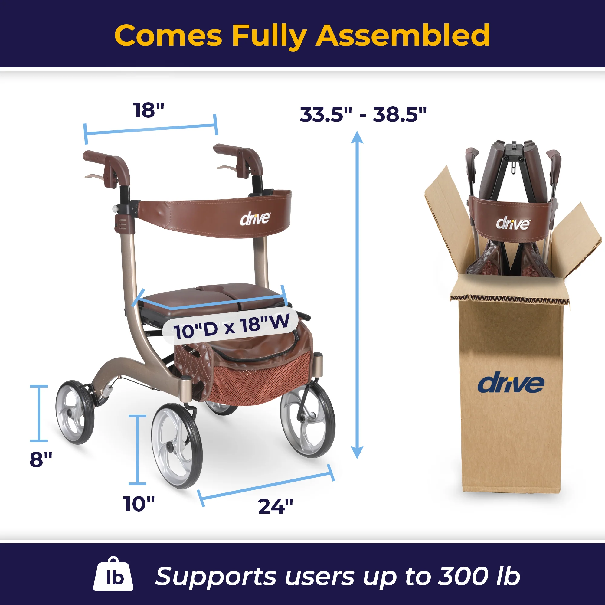 Nitro® DLX Rollator - Image 18
