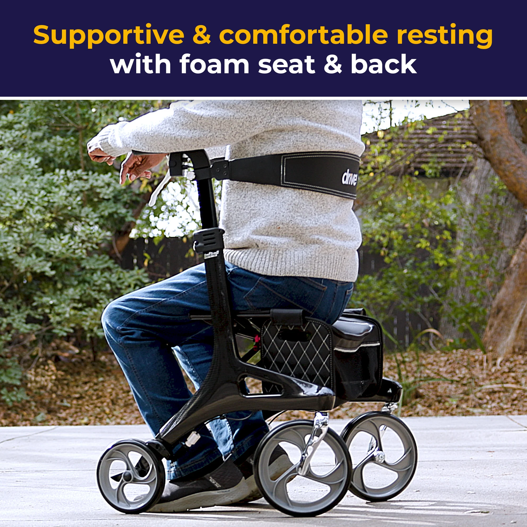 Nitro® Elite CF, Carbon Fiber Rollator - Image 12