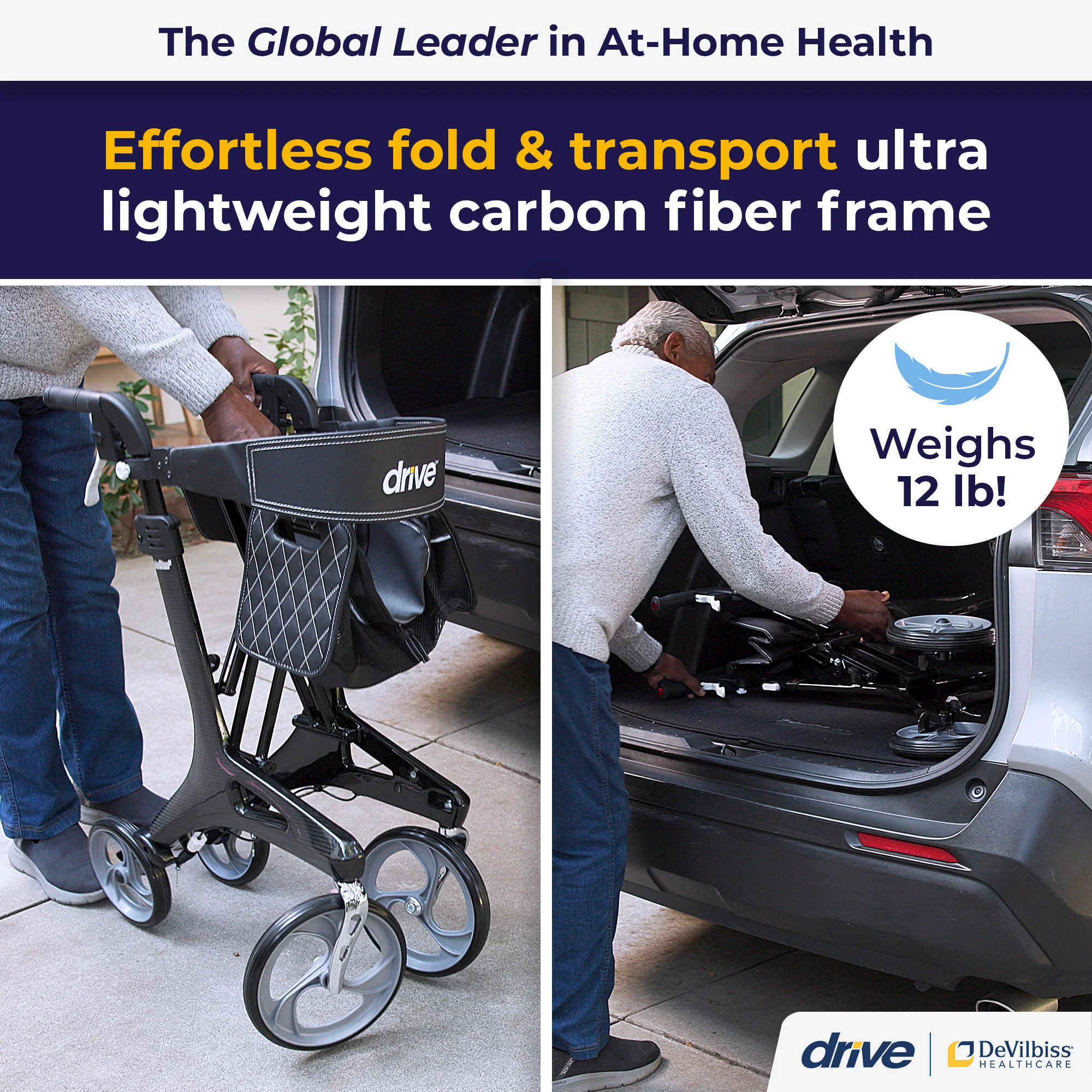 Nitro® Elite CF, Carbon Fiber Rollator - Image 7