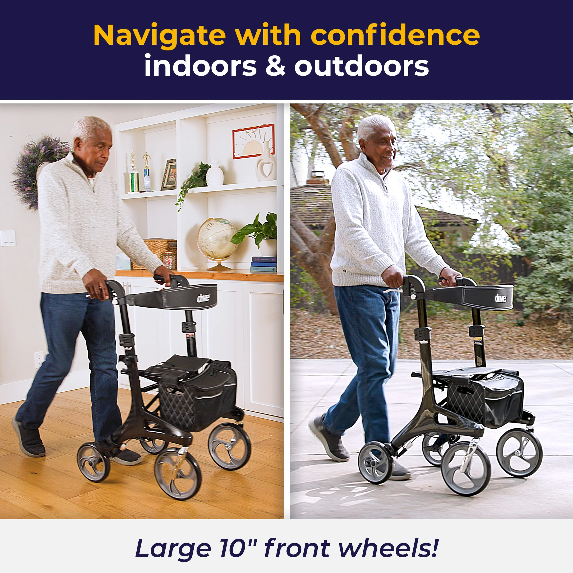 Nitro® Elite CF, Carbon Fiber Rollator - Image 8