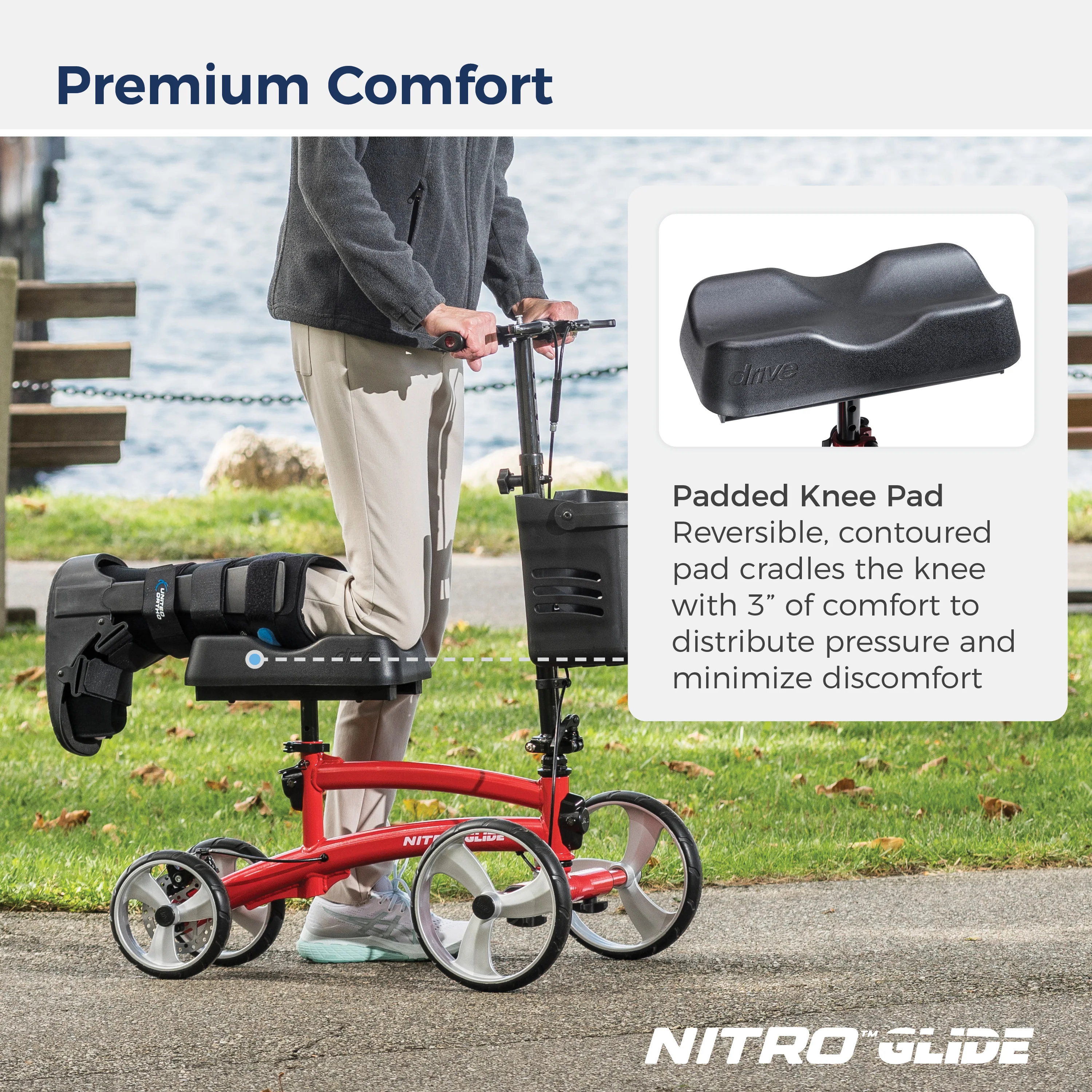 Nitro® Glide Knee Walker - Image 15