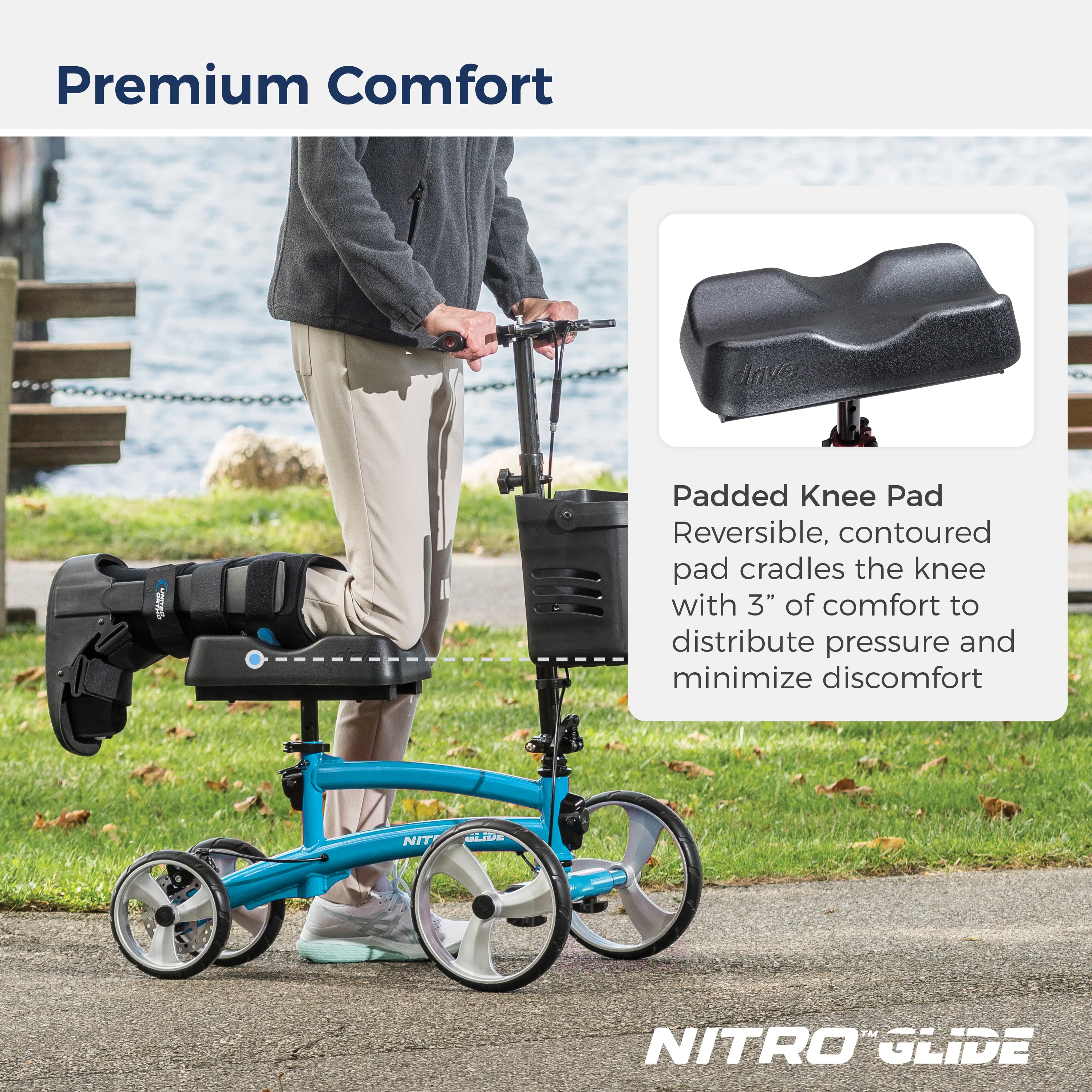 Nitro® Glide Knee Walker - Image 7