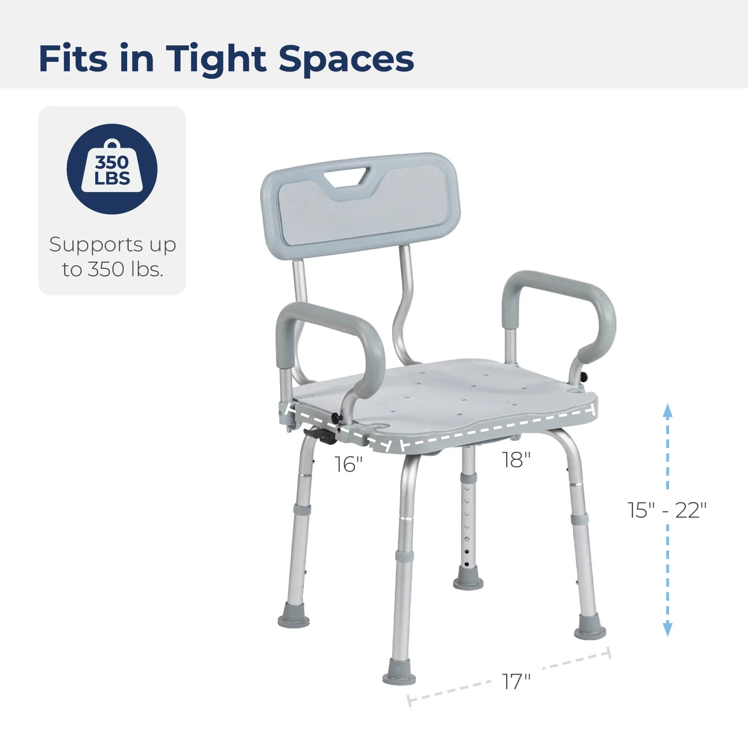 PreserveTech™ 360° Swivel Bath Chair - Image 10