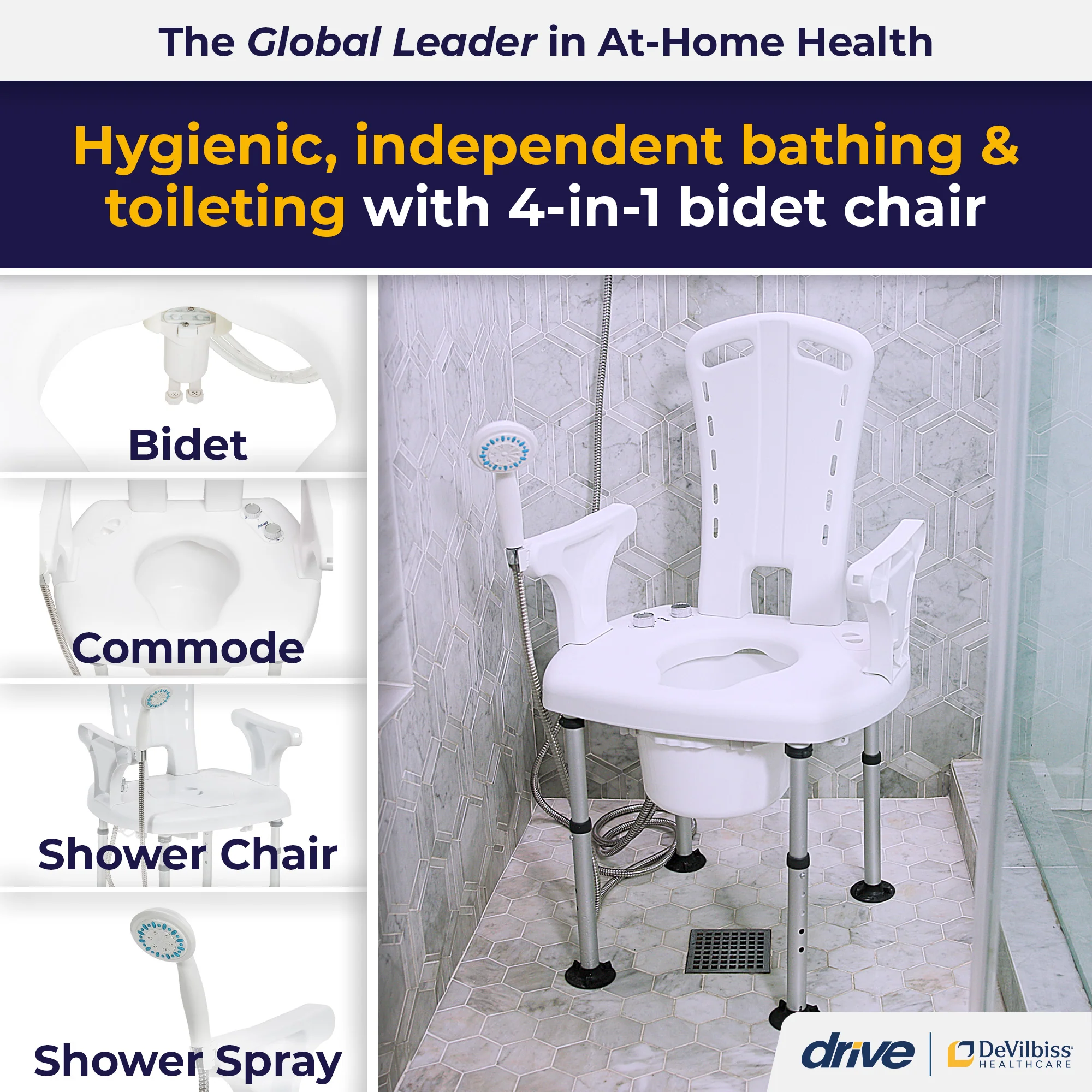 PreserveTech™ Aquachair Bathing System with Bidet - Image 14