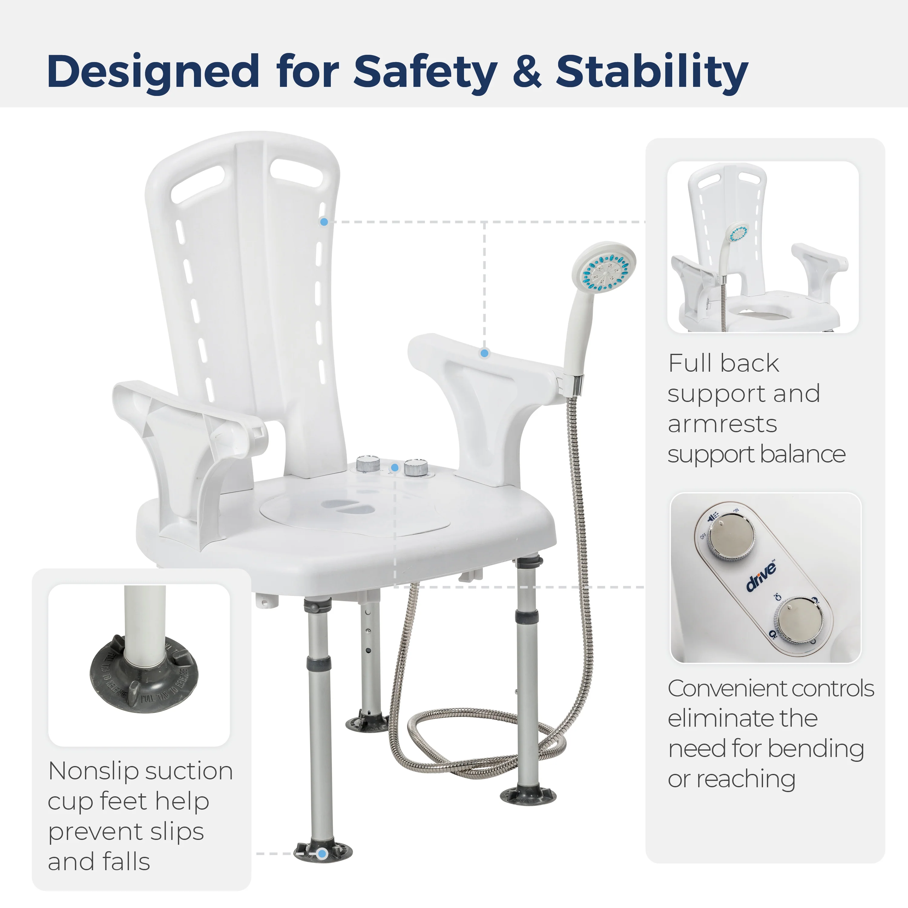 PreserveTech™ Aquachair Bathing System with Bidet - Image 6